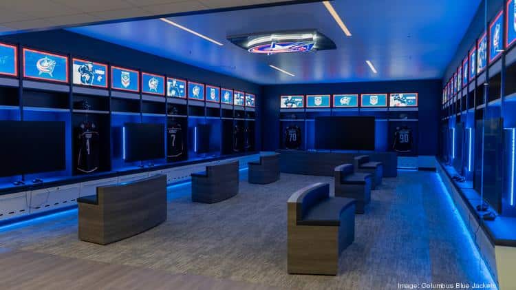 mixed reality hockey fan lounge