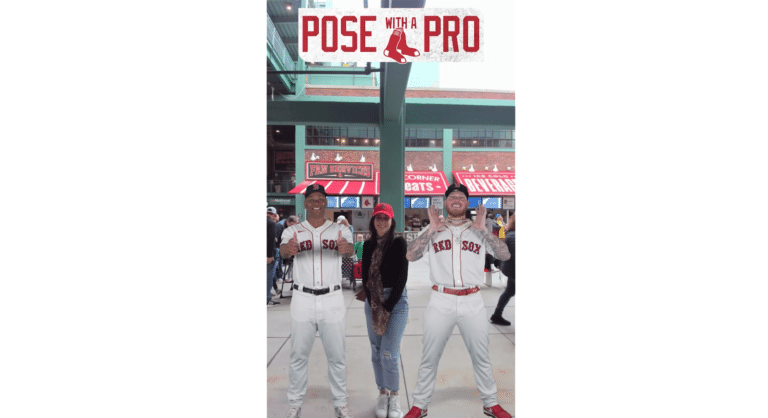 Boston Red Sox 2023 Pose with a Pro by MVP Interactive