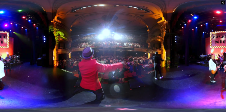 Here is a quick sample of a live performance we shot in 360 degrees at the world-renowned Apollo Theater. Fans will be able to experience a fully curated VR experience at the Apollo Theater beginning in October 20, 2018.