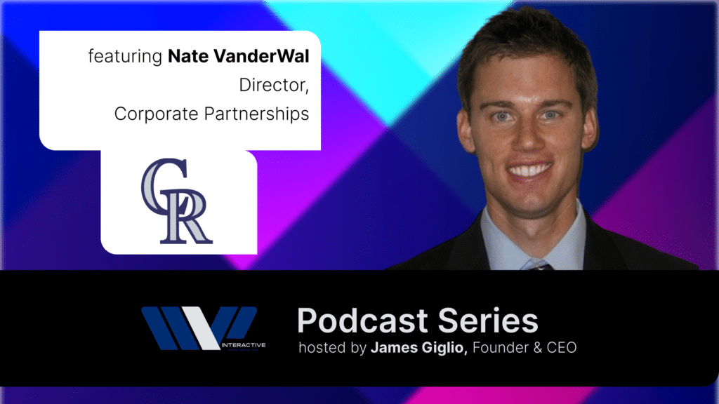 Nate VanderWal, Director Corporate Partnerships, Colorado Rockies